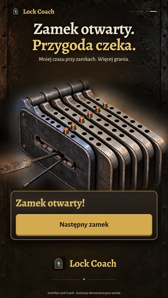 Zamek otwarty. Przygoda czeka. Mniej czasu przy zamkach. Więcej grania.